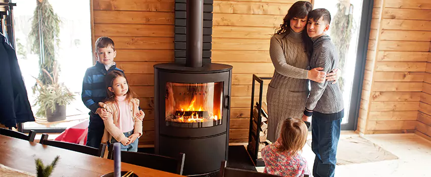 Morso Cast Iron Fireplace Insert Installation in Round Lake Beach, Illinois
