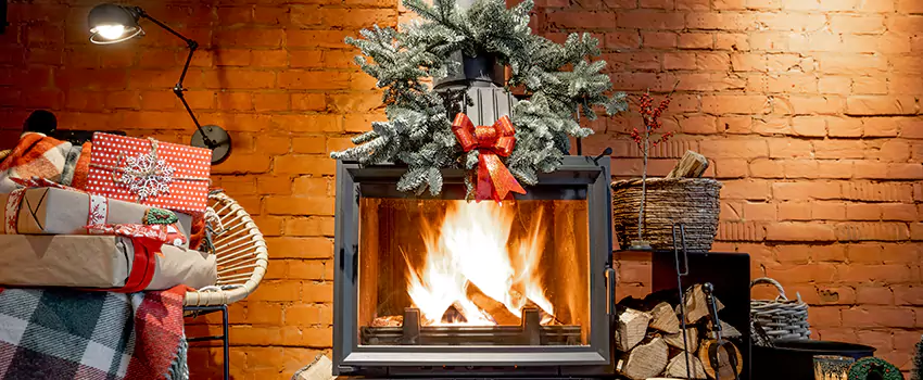 Travis Industries Linear Gas Fireplace Installation in Round Lake Beach, Illinois