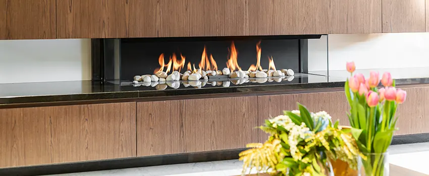 Double-height Fireplace Design Refurbishment in Round Lake Beach, Illinois
